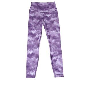 ❤️90 Degree by Reflex New LUX HIGH WAIST Purple Tie Dye LEGGING